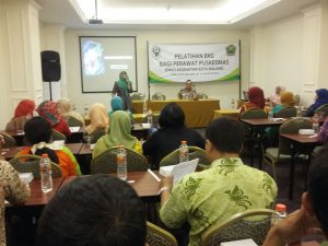 Pembukaan Acara oleh Kepala Dinas Kesehatan Kota Malang