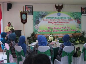 Walikota Malang memberikan sambutan