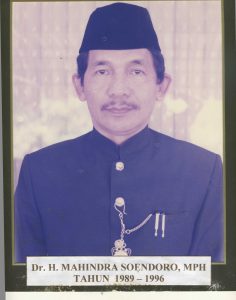 dr. H. Mahindra Soendoro, MPH. Tahun 1989 - 1996